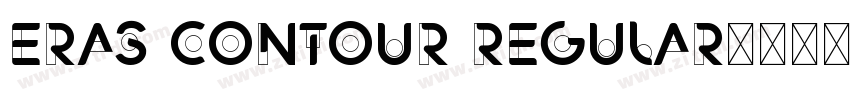 Eras Contour Regular字体转换